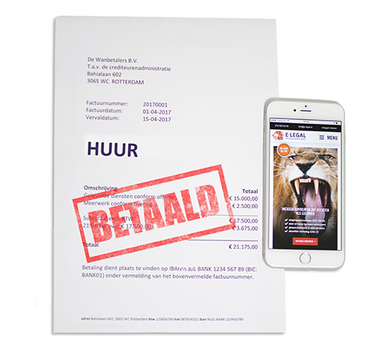 incasso huurder betaalt niet