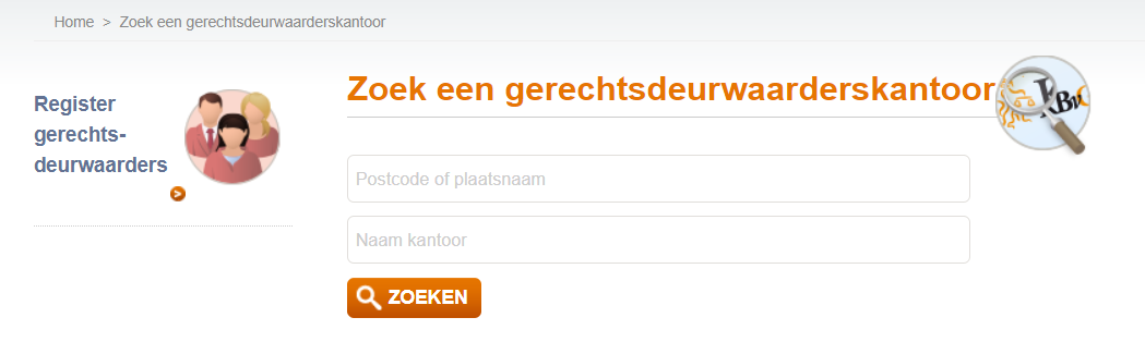 gerechtsdeurwaarder-zoeken